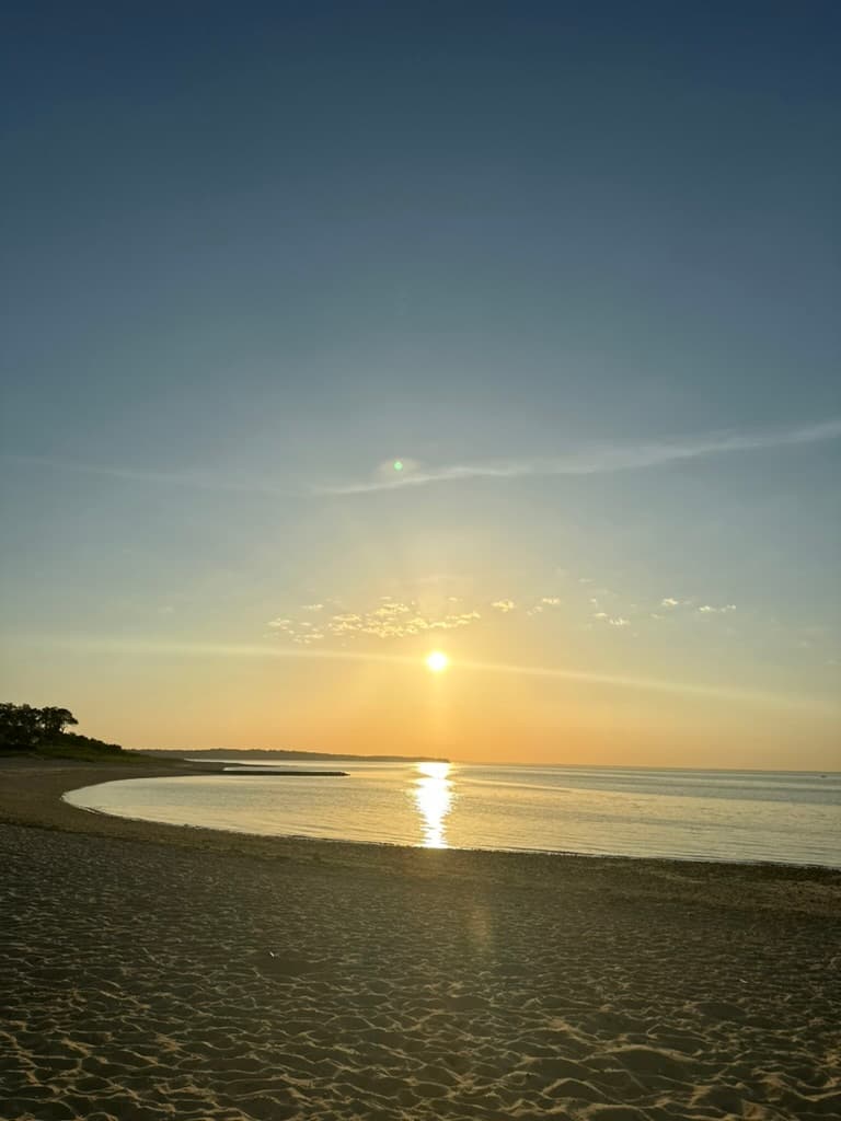 Long Island panoramic sunset